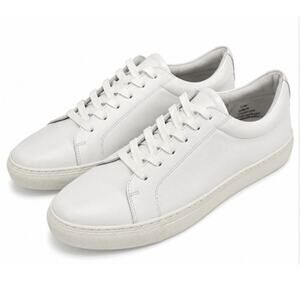Supply Lab Damian White Leather Low Top Sneakers Men's 11.5M Made Portugal NWOT